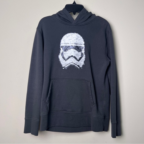 Gap XL (12) Star Wars kids sweatshirt with changing sequent decal. - Picture 6 of 8